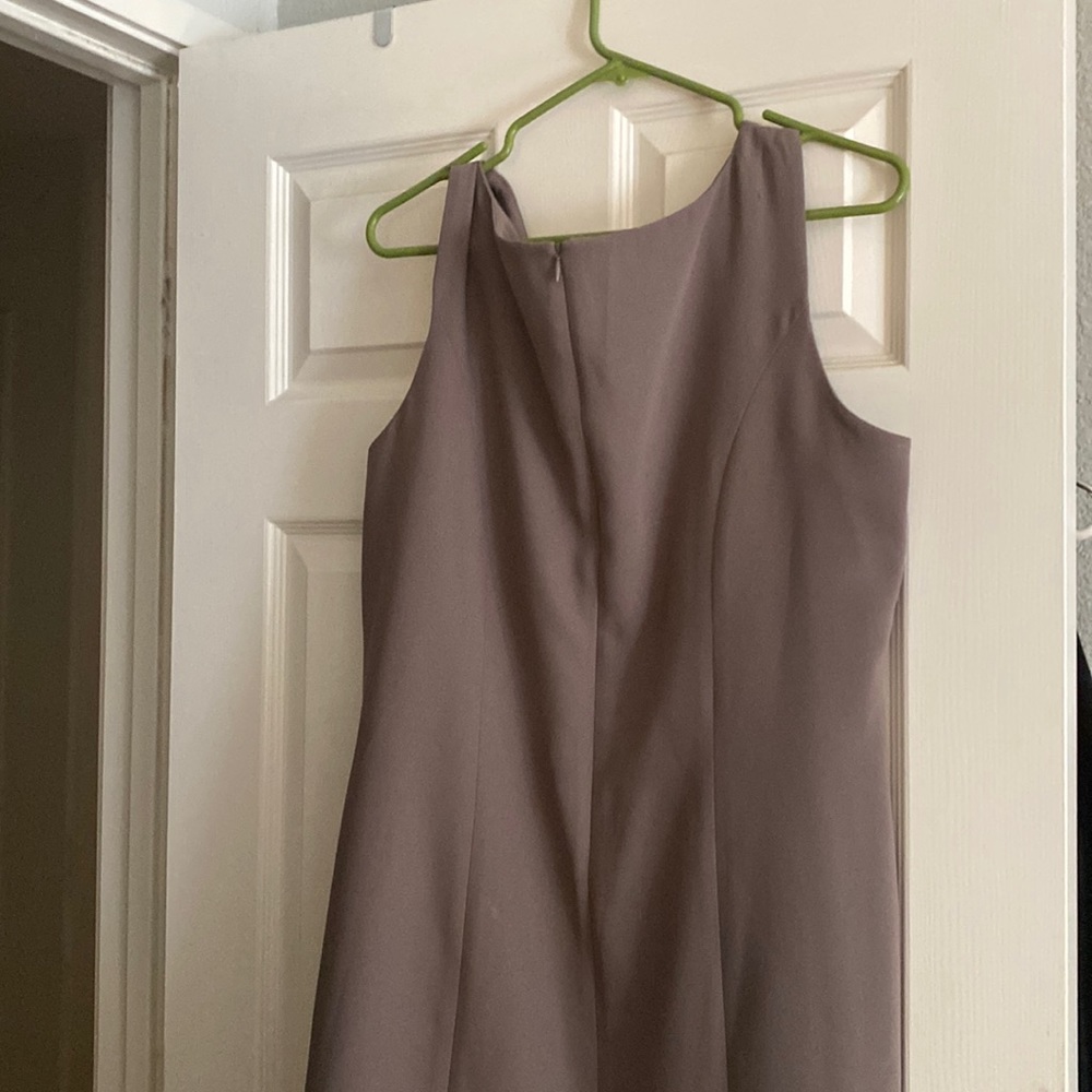 Style and co collection womans, gray- taupe lined dress. Great condition!